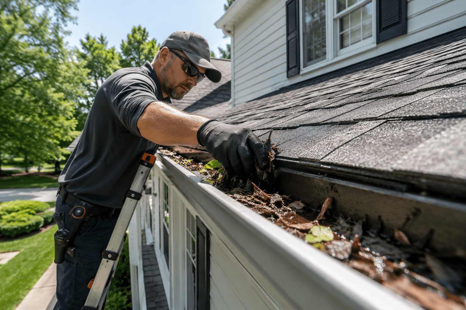 Gutter Cleaning service in Adelaide by Nomadic Home and Garden