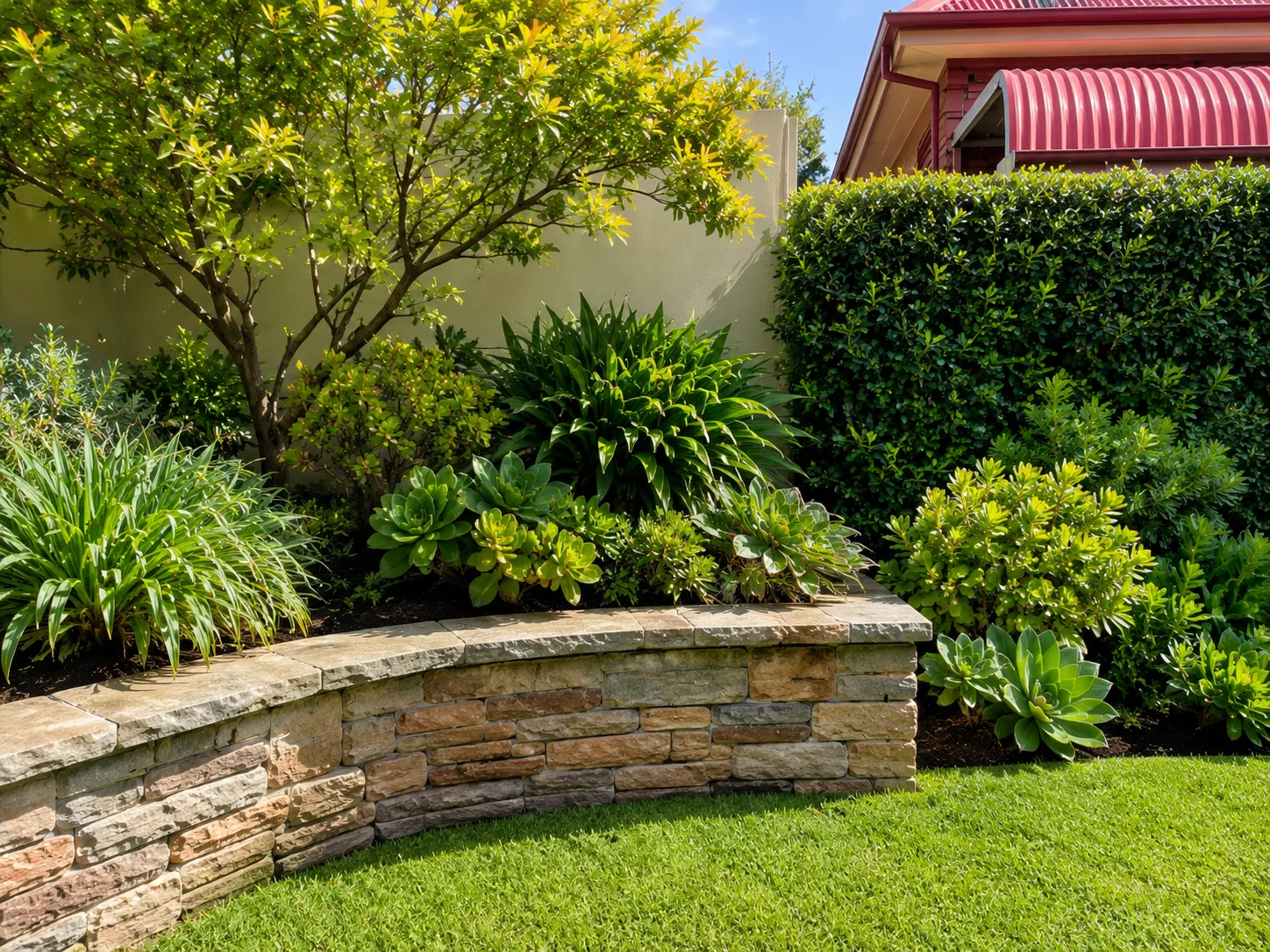 Landscaped outdoor space by Nomadic Home and Garden in Adelaide