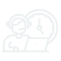 Icon representing consultation and briefing for landscape design and gardening services
